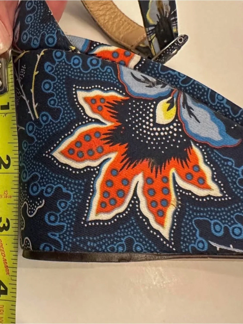 J. Crew Batik Floral Wedges